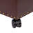 22" Faux Leather Storage Ottoman With Flip-Top Tray And Caster-533547195