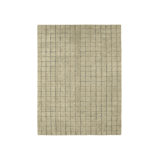 Mosaic Wool Geometric Area Rug in Green