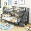 Lit superposé simple en bois avec tablettes Crissa Kids-1961111701