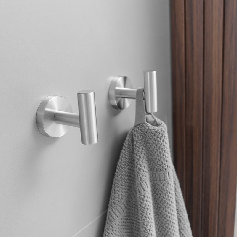 Wall Towel Hook, Brushed Nickel