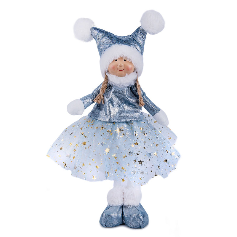 Christmas People Stuffed Holiday Accent