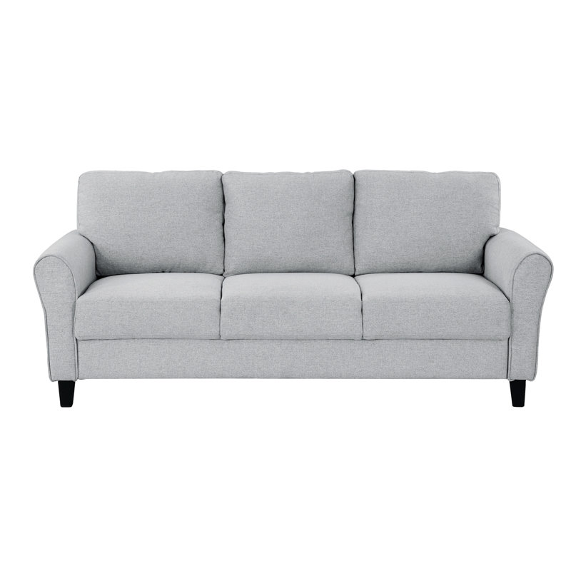 Canapé Ridhan 1 pièce Ridhan, Tissu gris foncé