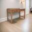 Bureau simple à trois tiroirs en bois massif-633108524