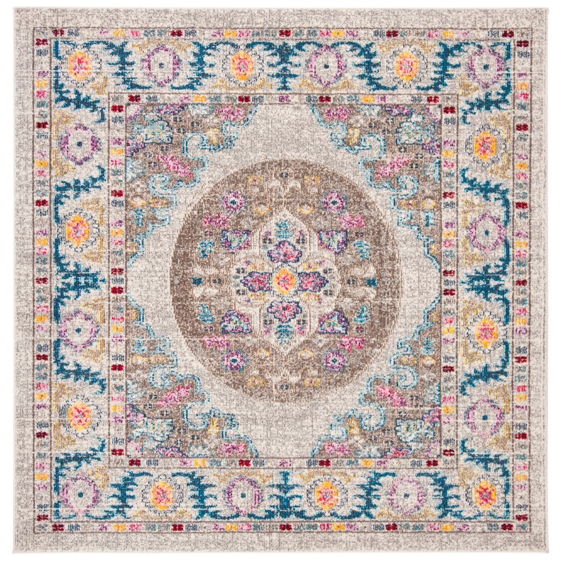 Tapis oriental performance Gutierez, Carré 6 pi 7 po