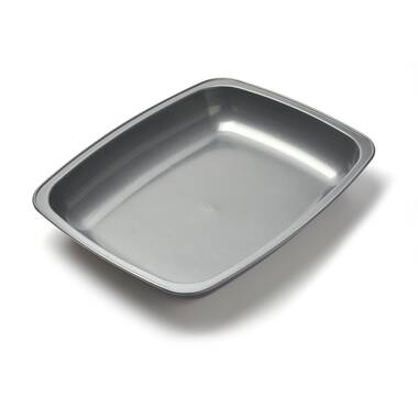 Martha Stewart Aluminum Roaster Pan 12 x 8 34 Silver - Office Depot