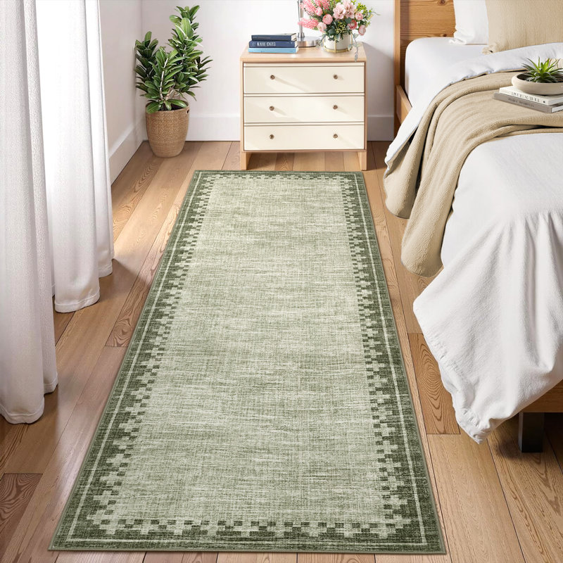 Area Rugs for Living Room Washable Rugs Non Slip Stain Resistant Bordered CarpetFoldable Rugs for BedroomDining RoomNursery