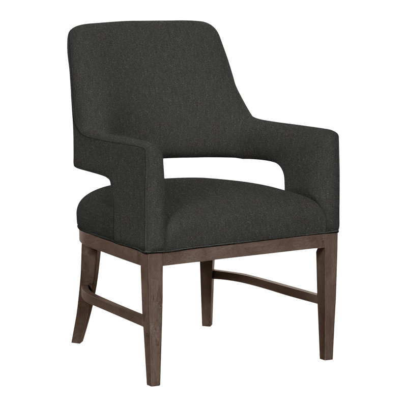 Chaise avec accoudoirs Josie Grande, Polyester 8789 orge, Mica