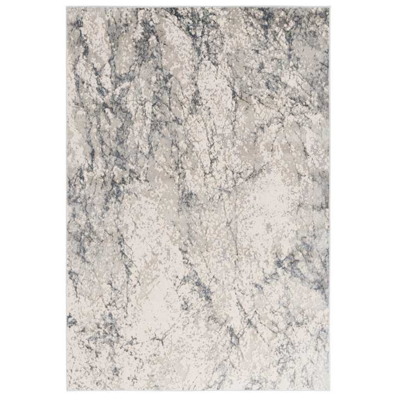 Tapis abstrait Noble 762 Performance, Rectangle 5 pi 1 po x 7 pi 6 po