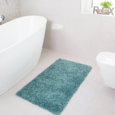 Esterly Shaggy Duck Egg Blue Rug
