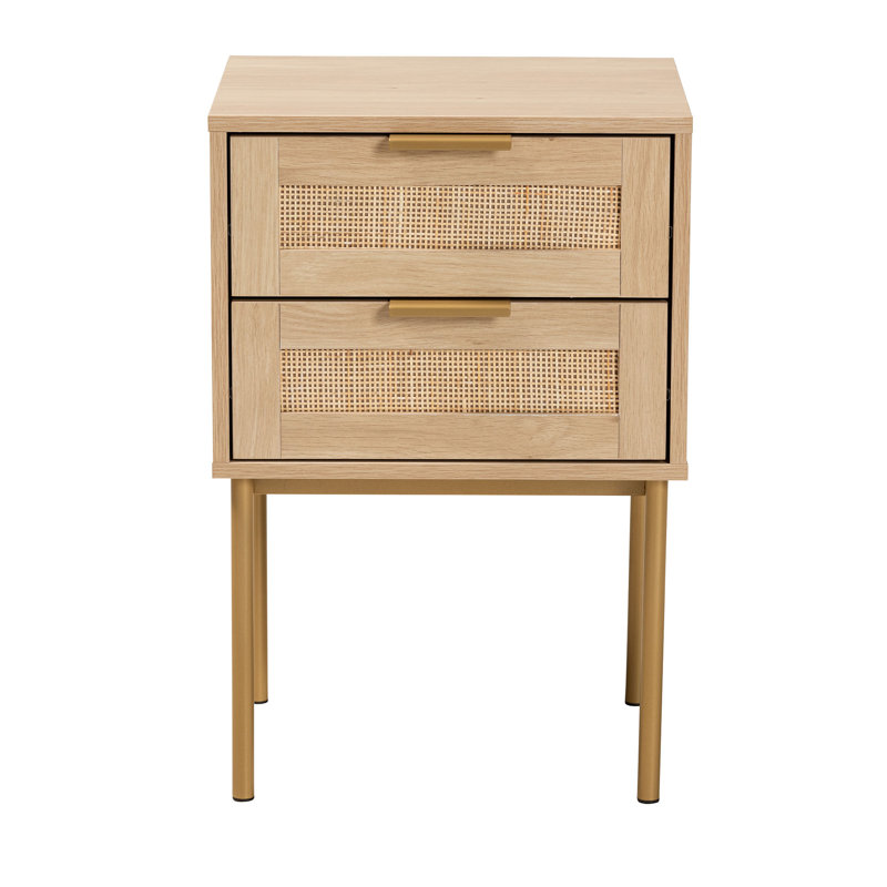 Table de chevet 2 tiroirs Gilbertson