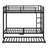 Metal Bunk Bed With Trundle-612658036