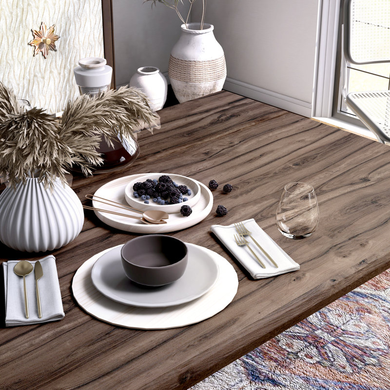 Vogelsang Solid Wood Base Dining Table