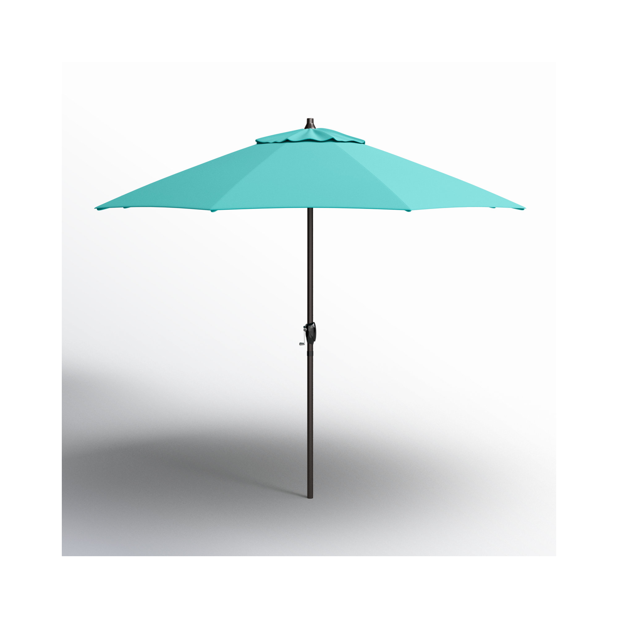 9' Market Sunbrella Umbrella, Canvas Aruba Sunbrella® Canvas