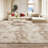Large Tie-Dye Washable Shag Area Rugs Non-Slip Fluffy Shag Plush Fuzzy Shaggy Rug for Living Room, Bedroom, Home Decor-1395575348