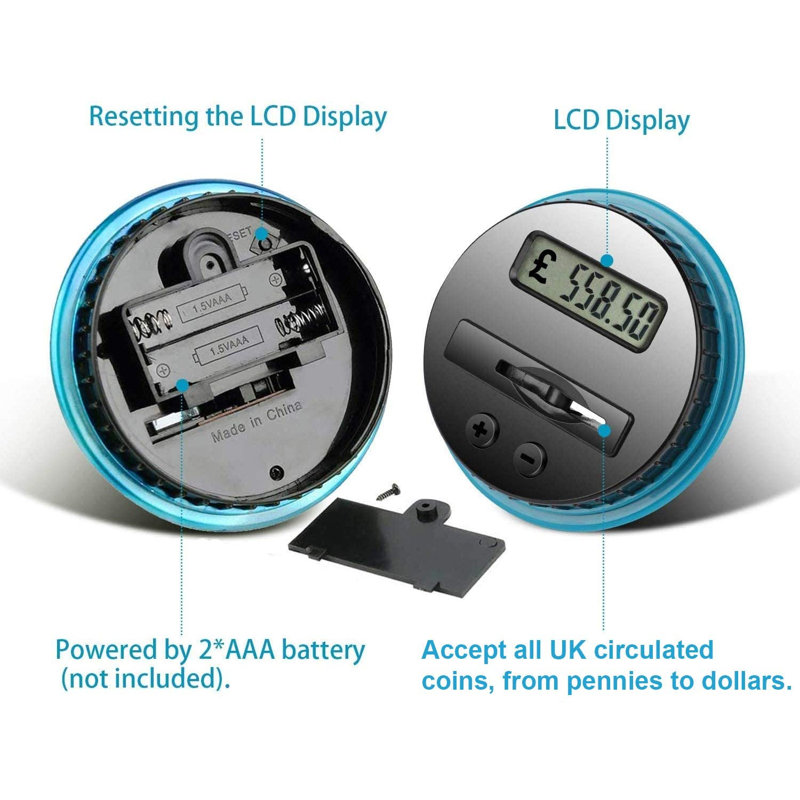 Lowther Money Box Digital Coin Jar