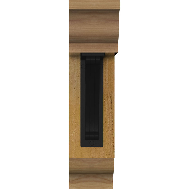 Crawley Traditional Traditional Ironcrest, H 16 po x P 13 1/2 po, 4"W x 4"T Western Red Cedar (Rough Sawn)