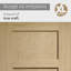 Internal Oak Shaker 4 Panel-45399149
