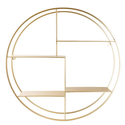 Valenti 4 Piece Circle Metal Accent Shelf
