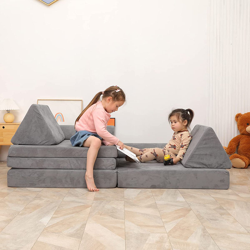 Canapé club Cressey Kids, gris