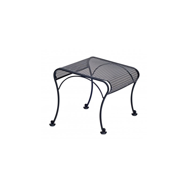 Briarwood Outdoor Ottoman, Textured Black