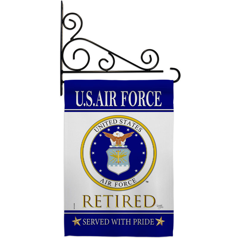 Ensemble de drapeaux en polyester 18,5 x 13 po US Air Force