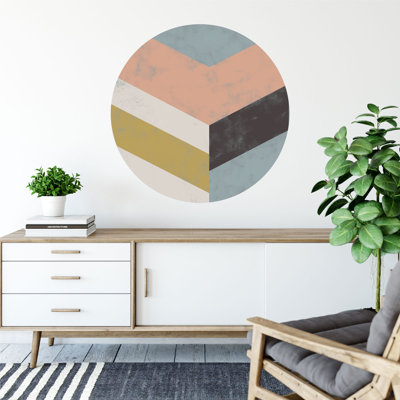 Abstract Non-Wall Damaging Wall Decal