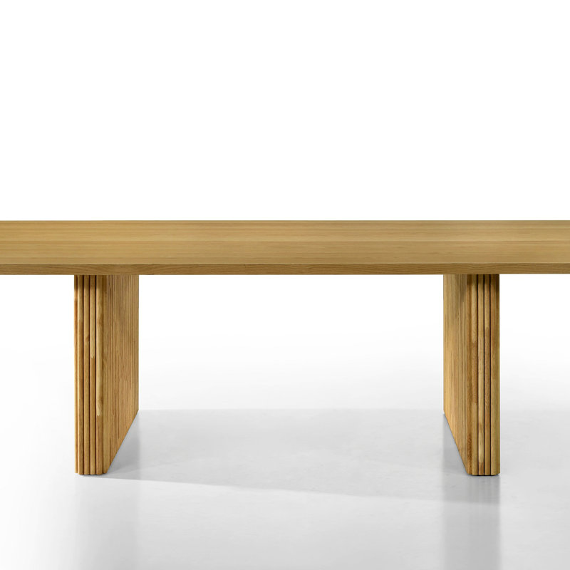 Table de salle à manger Janaee, naturel