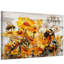 Yellow Daisy Wall Art Bee Wall Decor Bee Happy Sign Flower Kitchen Pictures Wall Decor Farmhouse.-945785370