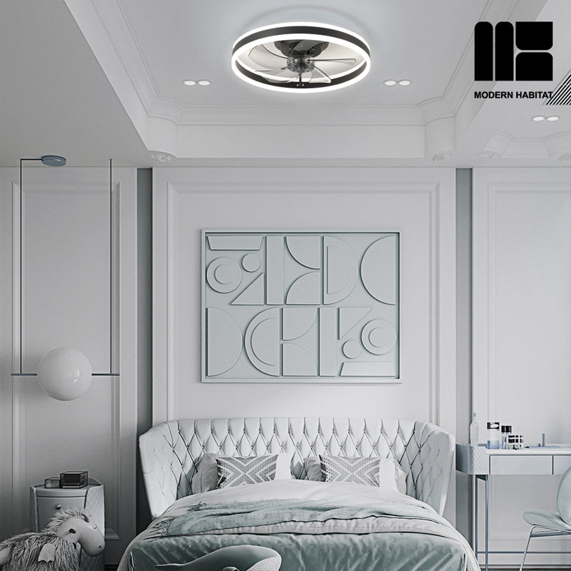 Dusen 19.7 in. Ceiling Fan with LED Lights