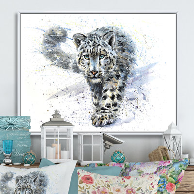" Snow Leopard " by Designart