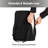Mind Reader Ergonomic Lower Back Cushion, Office Chair Support, Posture Corrector