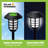 Bell+Howell Color Changing Solar Powered Pathway Lights With Remote Control, Wireless Auto On/off