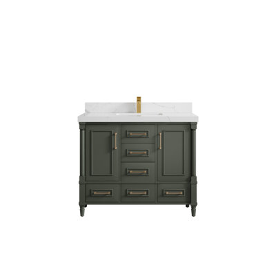 Aberdeen 42'' Single Bathroom Vanity with Top
