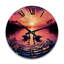 Horloge murale Swans in Love-1649775179
