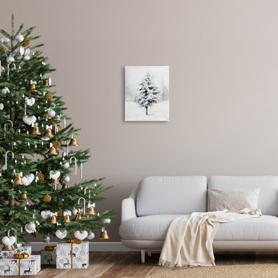 «Wintery Snow Tree Scene», art mural par Caverly Smith