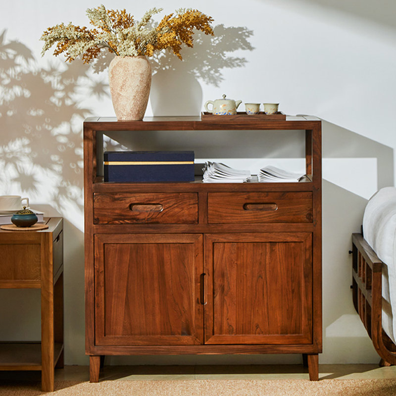Retro Minimalist Accent Cabinet