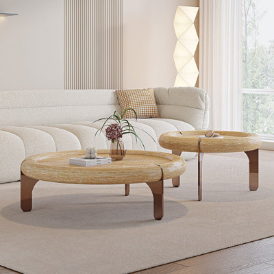Table basse en pierre frittée