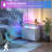 19.7'' W Nightstand With 3D Mirror Abyss & Rgb Lighting, 2-Drawer Bedside Table With Hidden Storage And Human Sensor Light-1526823910