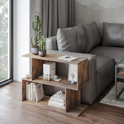 Sulmy Solid Wood Ladder Bookcase