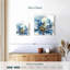 Harnek, aquarelle, bleu, coquelicot, gros plan-109330524