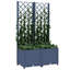 Jardinière de jardin Latitude Run® avec treillis PP-67962182-92087378-100156091