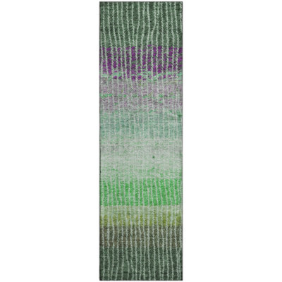 Premium Machine Washable Mayfield AMF2314 Stripes Rug