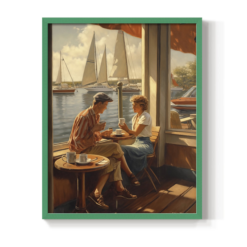 «NAUTICAL Series DCXLI», H 21 po x l 17 po, Vert
