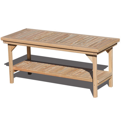 Table basse en bois de pin massif