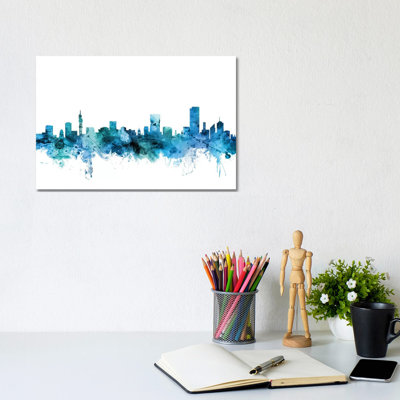 Pretoria, South Africa Skyline by Michael Tompsett - Wrapped Canvas Gallery-Wrapped Canvas Giclée