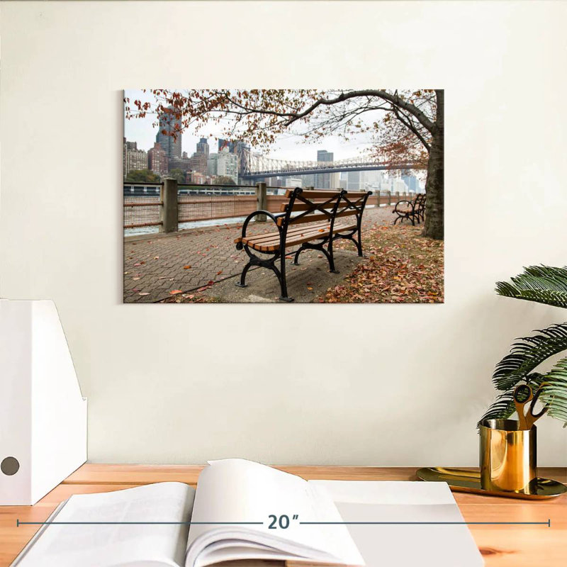 Banc de parc Sireci NYC, H 8 po x l 12 po