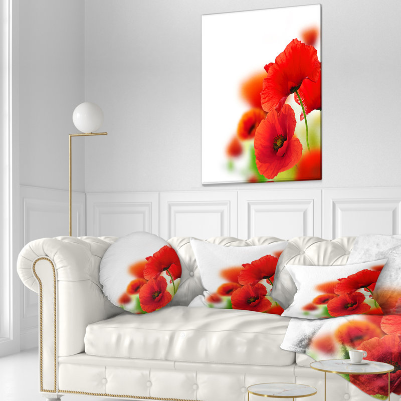 Coussin lombaire floral à fleurs