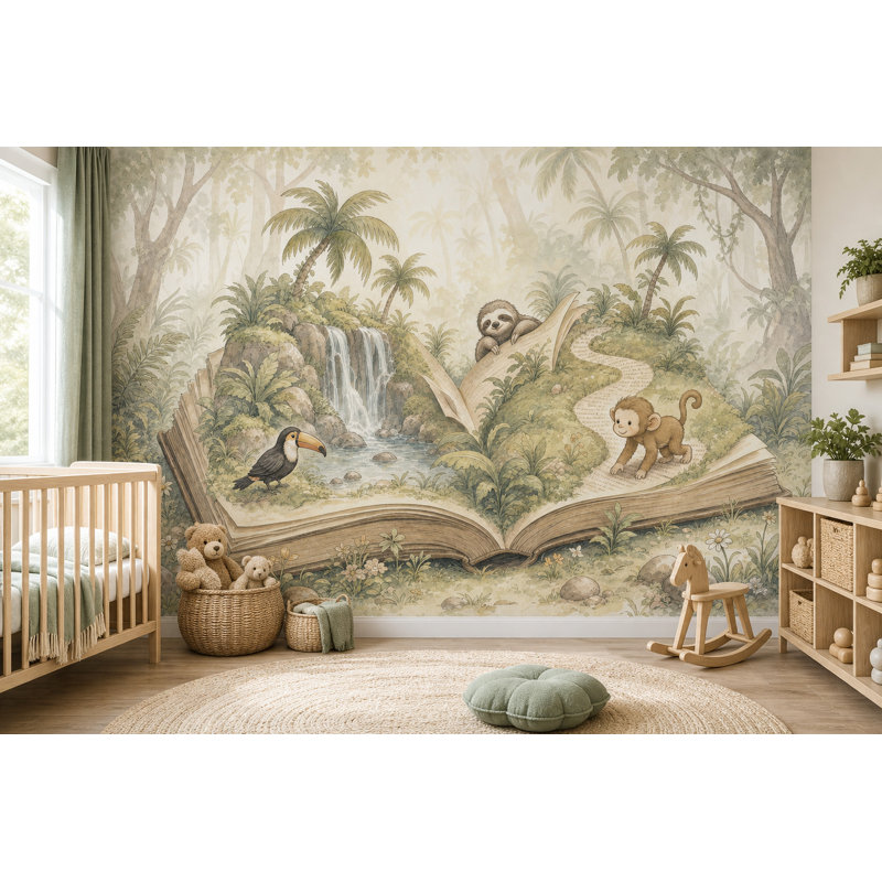 Misty Forest, 100"x96", Non-Woven Nonpasted