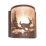 1 - Light Flush Mounted Sconce