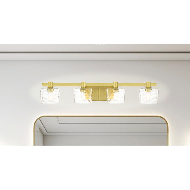Éclairage de salle de bain à intensité variable 4 lumières Zionna